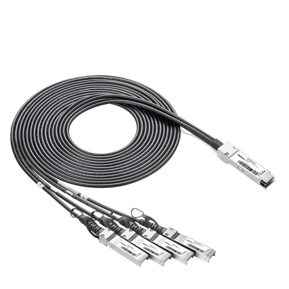 10Gtek 40G QSFP+ to 4xSFP+ Breakout DAC Cable for Cisco Devices