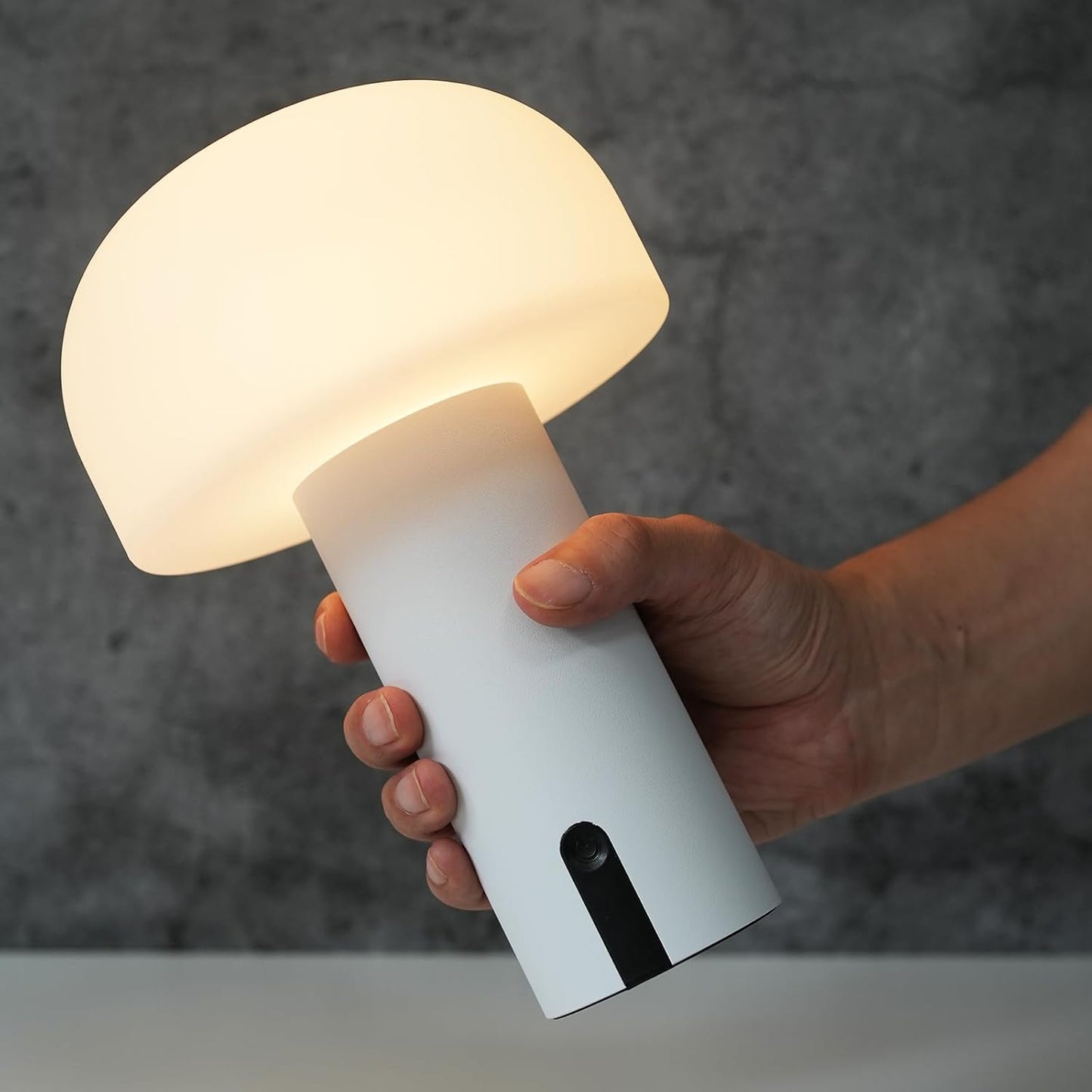 Outdoor Mushroom Table Lamp Rechargeable for Patio and Home
