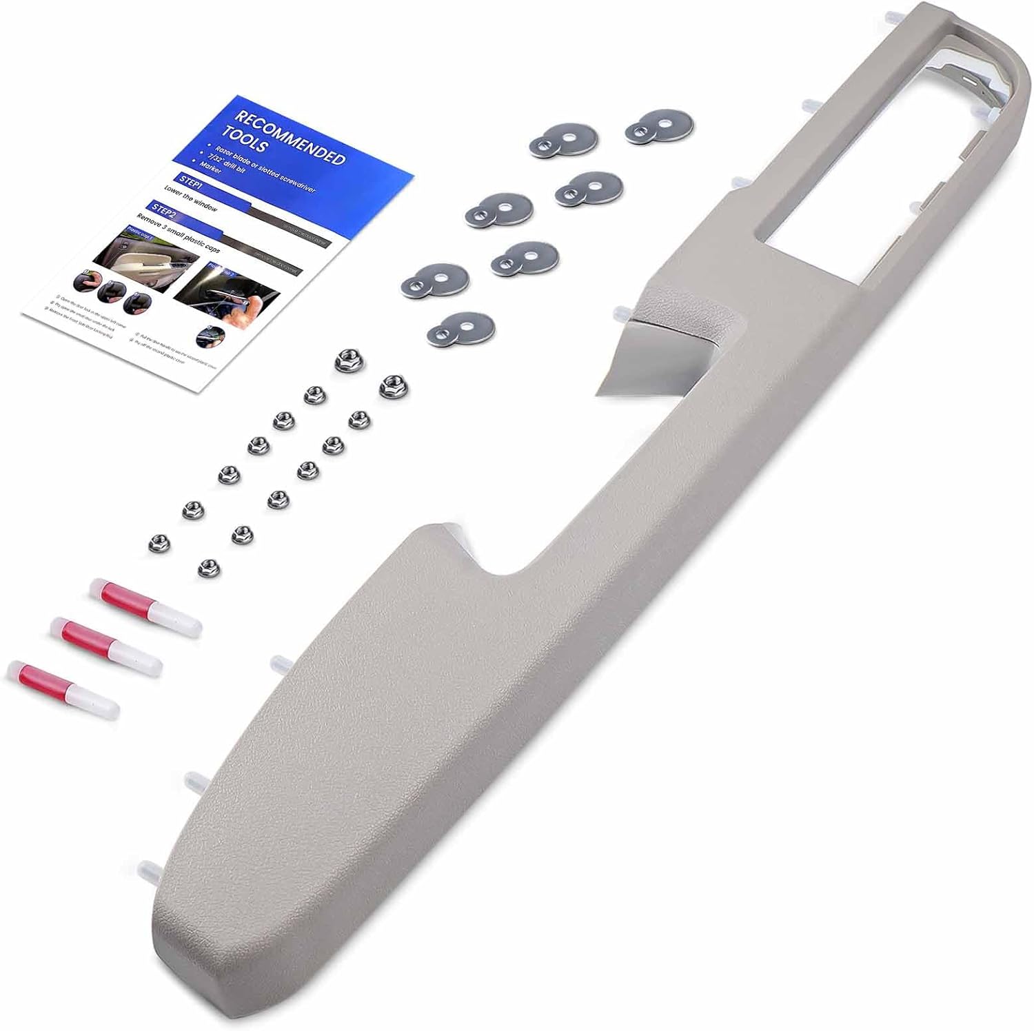 Front Left Driver Side Armrest Repair Kit for Chevy and GMC