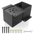 6x6 Post Base 2 Pcs Heavy Duty Anchor - Rust-Resistant Deck Support