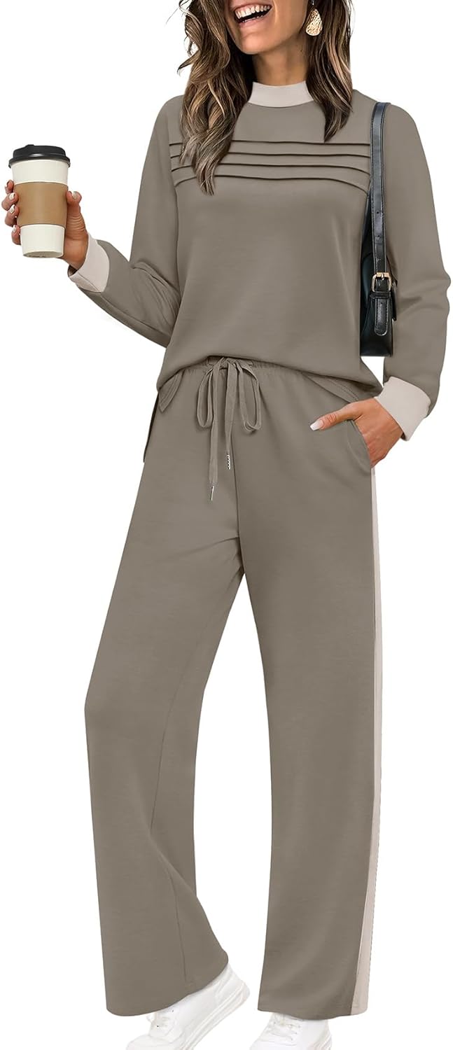 WIHOLL Two Piece Sets for Women - Cozy Fall Travel Outfits