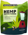 Wilderness Poets Organic Hemp Protein Powder 2 lb - Smooth, Neutral