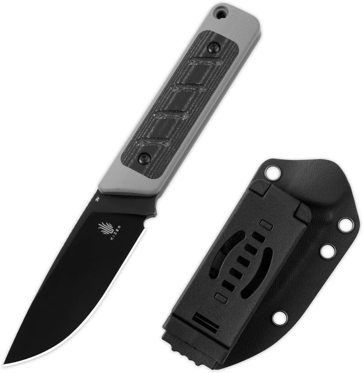 Kizer Smolt Fixed Blade Knife for Outdoor Survival and EDC
