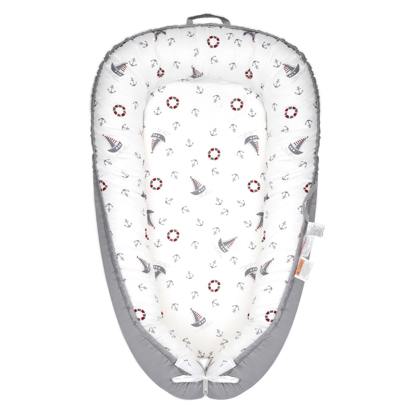 Portable Cotton Baby Lounger - Co Sleeper & Travel Essential
