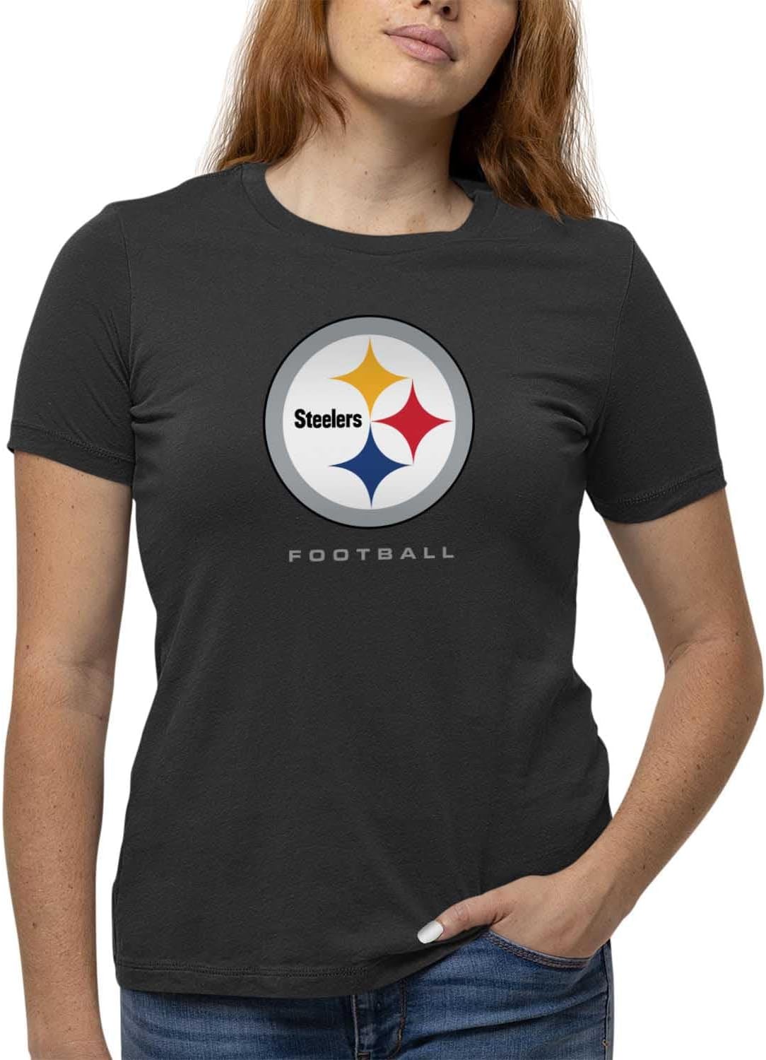 Pittsburgh Steelers Women's NFL Ultimate Fan Logo T-Shirt