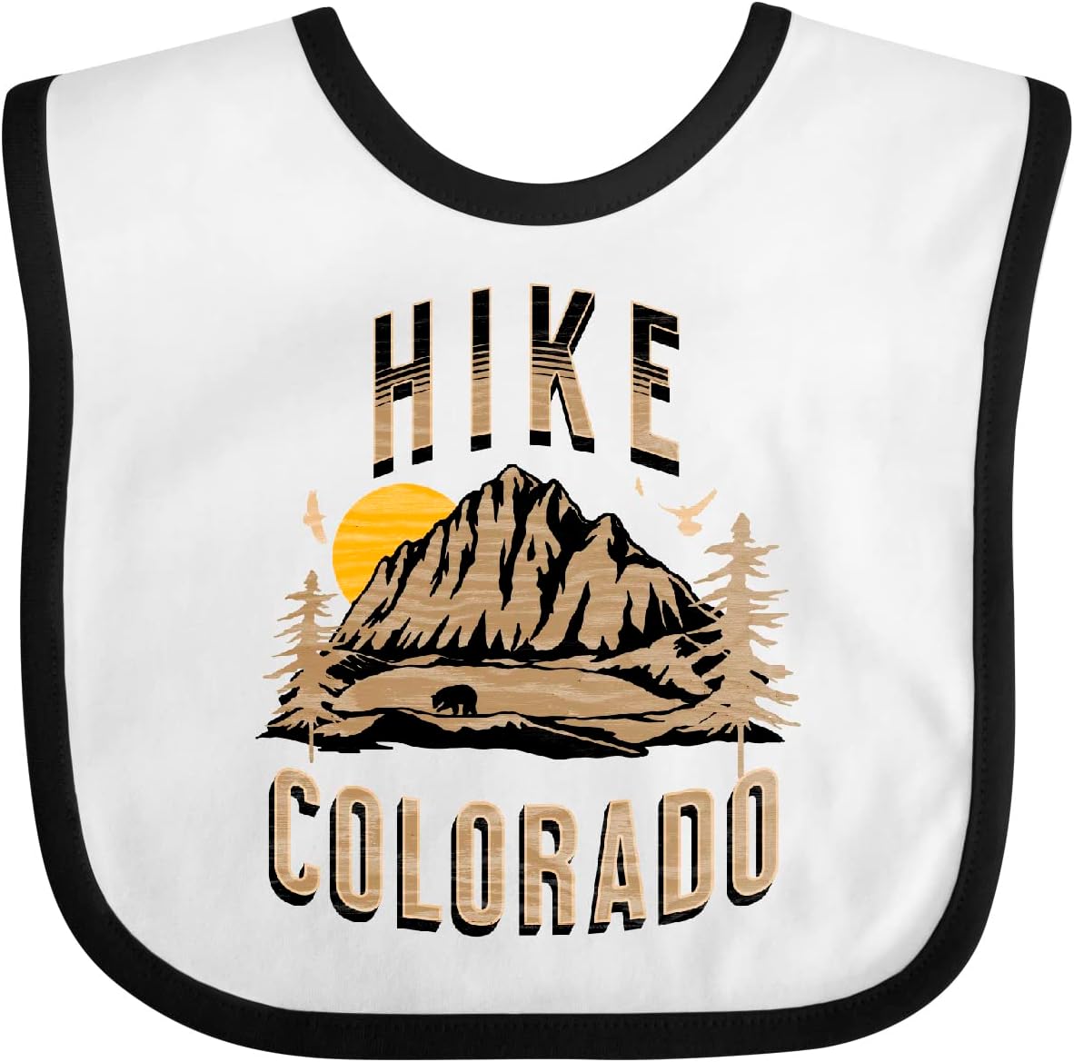 Stylish Colorado Hiking Baby Bib