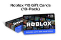 Roblox Gift Cards Party Pack of 10 x $10 for Ultimate Fun