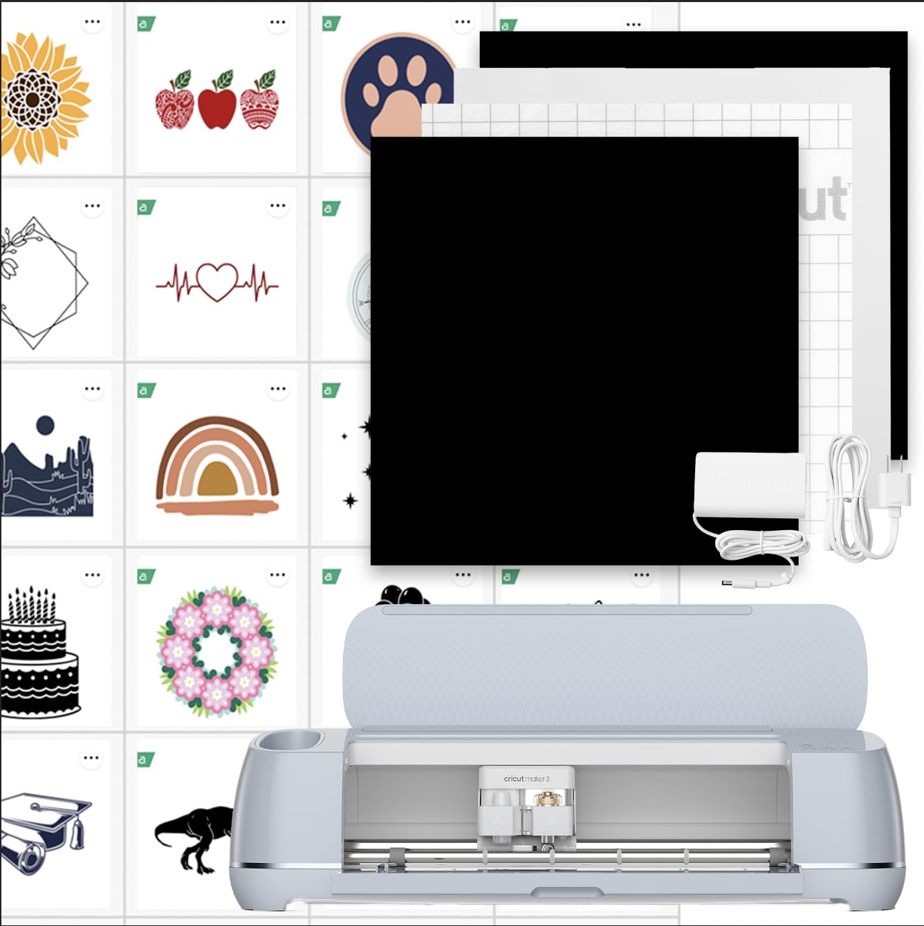 Cricut Maker 3 Smart Cutting Machine Bundle with Digital Content