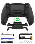 CHARM FOCUS Remap Kit with 4 Back Paddles for PS5 Controller - Custom