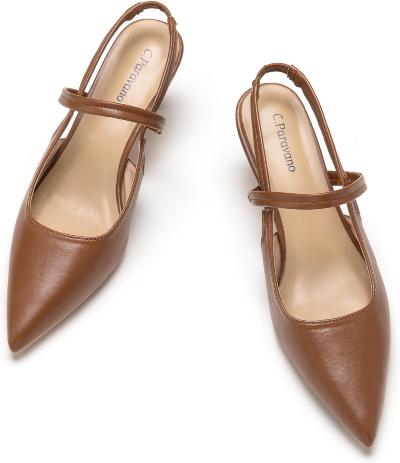 C.Paravano Women's Slingback Flats & Heels - Elegant Comfort