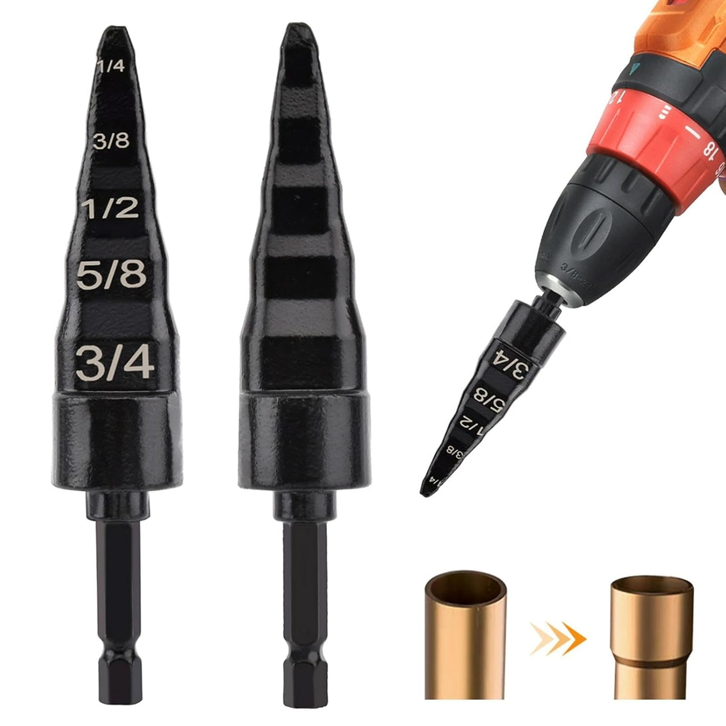 Effortlessly Expand Copper Pipes with 5-in-1 Swage Tube Expander Set