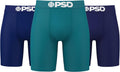PSD Men's Solid Boxer Briefs 7 in Inseam - Breathable Support