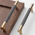 10 Pack 5 in 128 mm Bar Cabinet Pulls Gold and Grey Knurled Handles