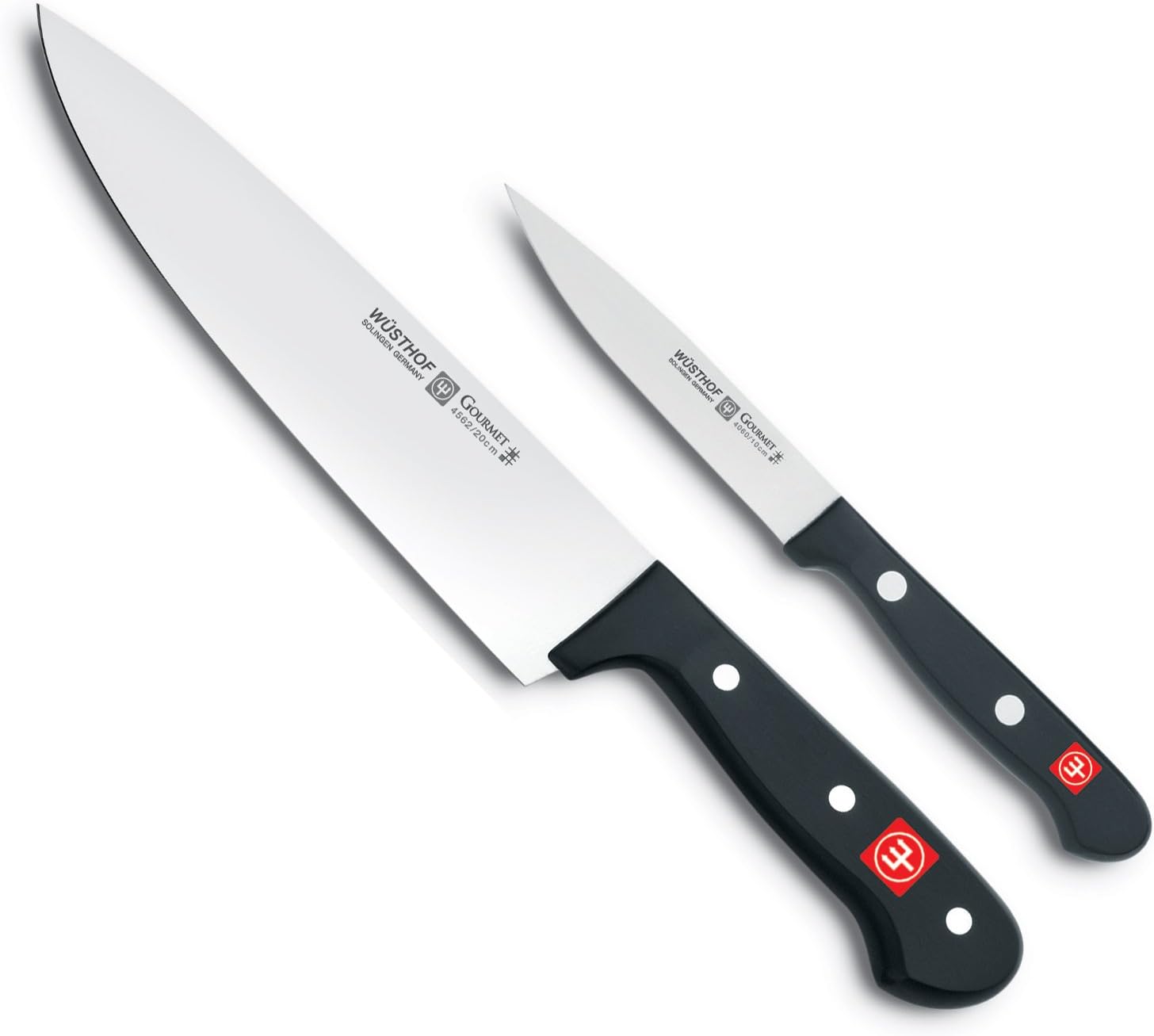 WUSTHOF Gourmet 2-Piece Chef's Knife Set for Precision Cutting