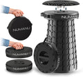XXL Collapsible Stool with Cushion & Bag - Heavy Duty Portable Seat