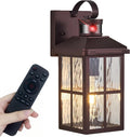 Porch Lights Outdoor with Remote Control - Motion Sensor Wall Sconce
