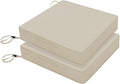 Patio Chair Cushions 18 x 18 x 3 in - Waterproof Outdoor Seat Pads