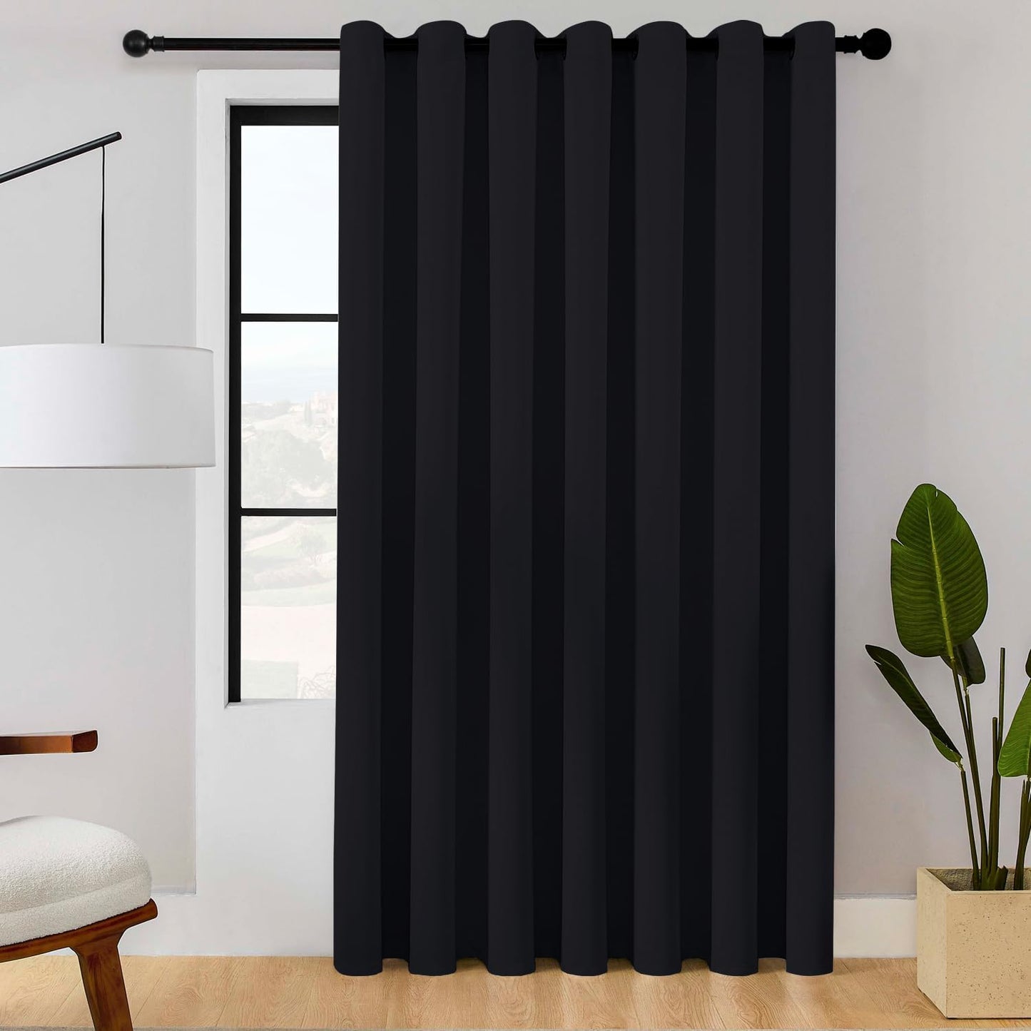 ChrisDowa Room Divider Curtain for Privacy and Light Control
