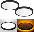 12 Inch Flush Mount LED Ceiling Light with Night Light - Dimmable