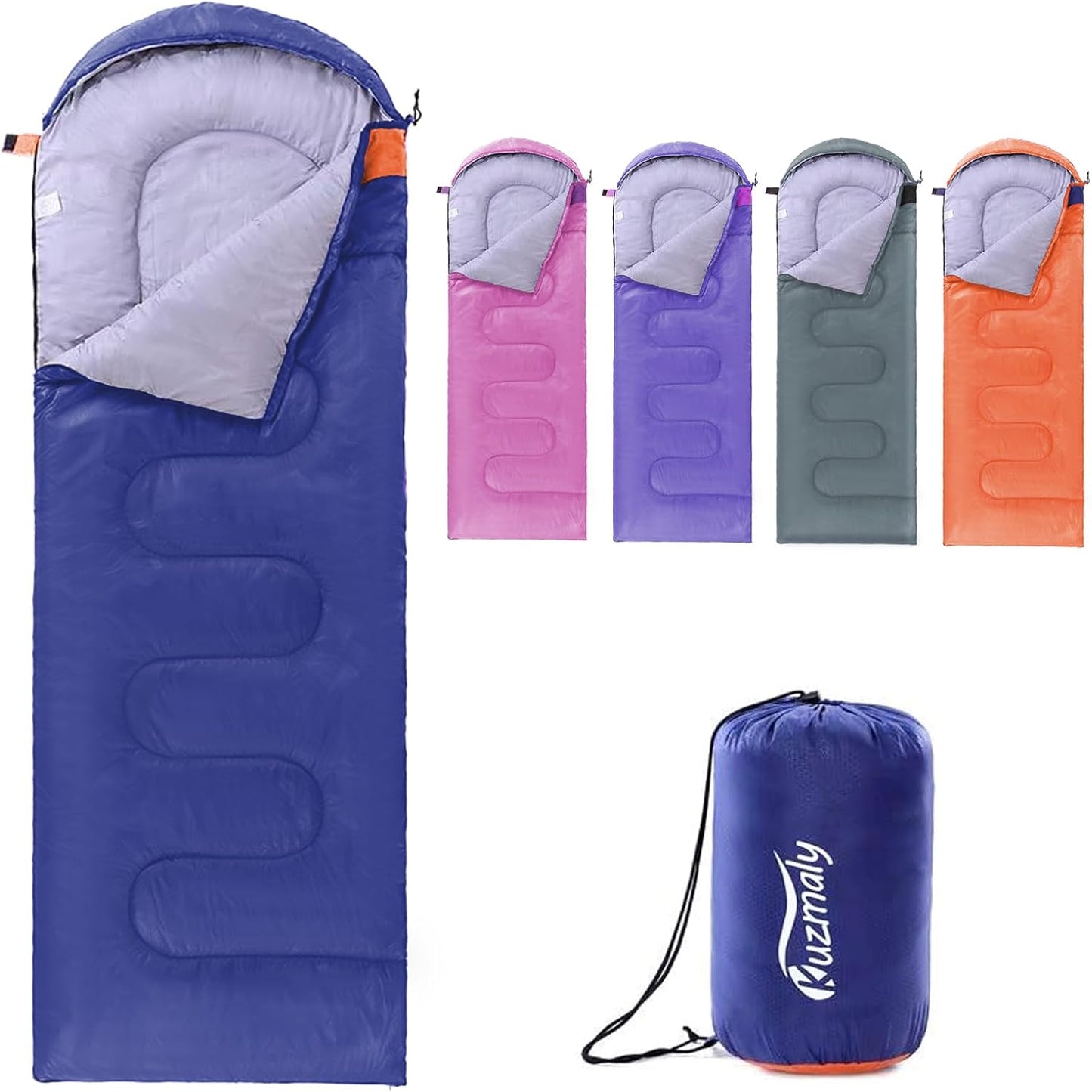 Camping Sleeping Bag 3 Seasons Lightweight Waterproof for All