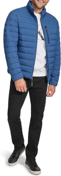 Calvin Klein Men's Full Zip Down Puffer Coat - Warm, Stretch