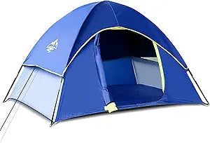 GLADTOP Camping Tent for 1-3 Persons - Waterproof & Portable
