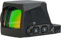 SIG SAUER Romeo-X Enclosed Compact Pistol-Mounted Red Dot Sight - Low