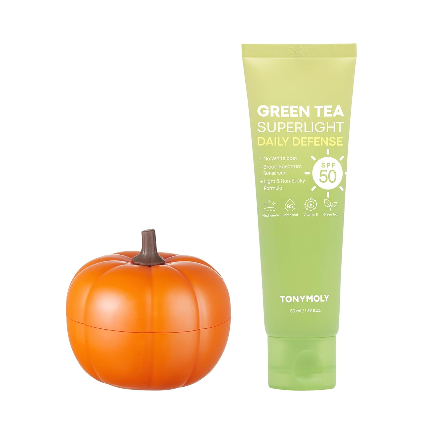 TONYMOLY Green Tea SPF 50 Sunscreen and Eye Cream Bundle