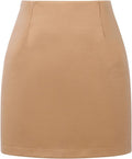 Elegant Plaid Pencil Skirt for Women with High Waist Fit