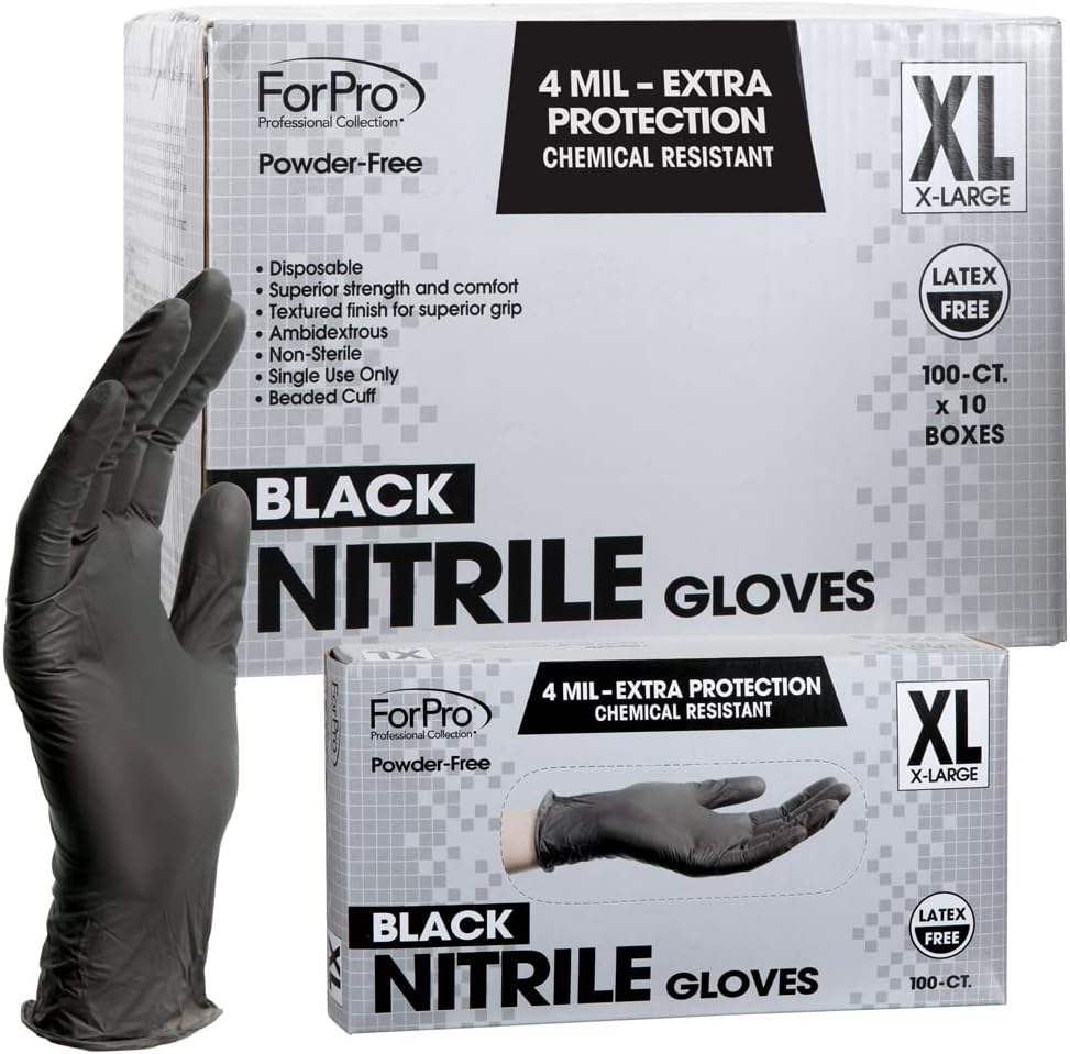 ForPro Professional Collection Disposable Nitrile Gloves - 1000 Count