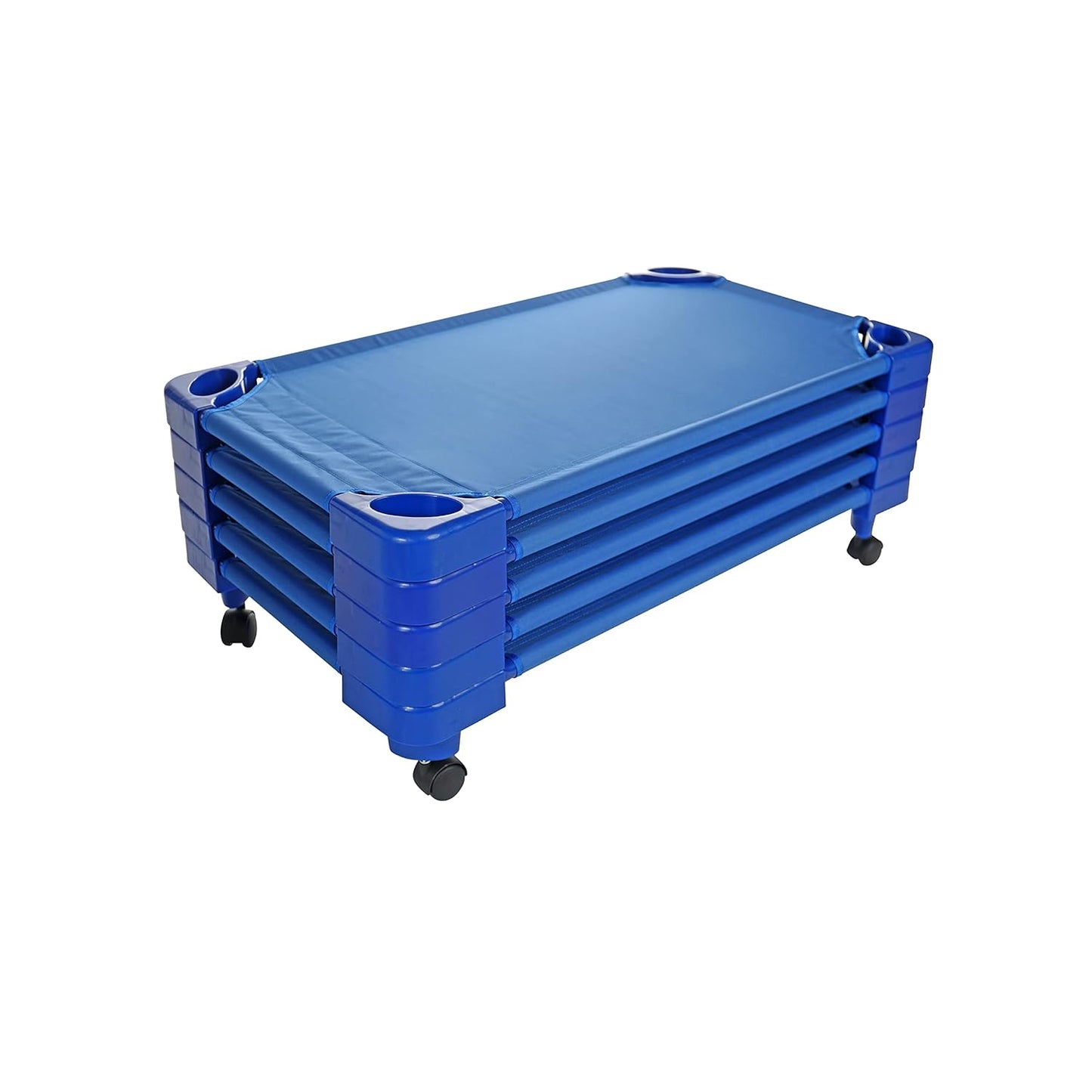Comfortable Stackable Naptime Cots for Kids - Set of 5
