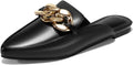 Juliet Holy Women's Pointed Toe Backless Mules - Comfortable Slip On