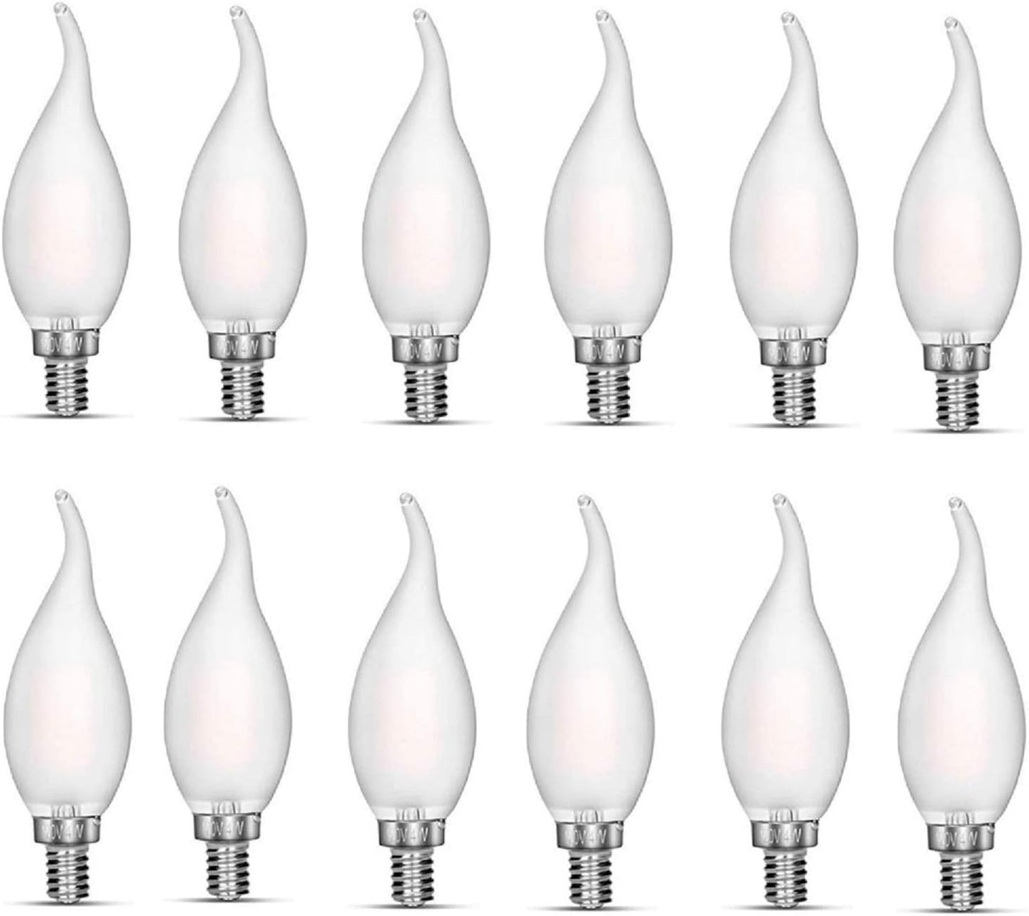 Candelabra LED Bulbs 2700K 40w Equivalent for Elegant Lighting