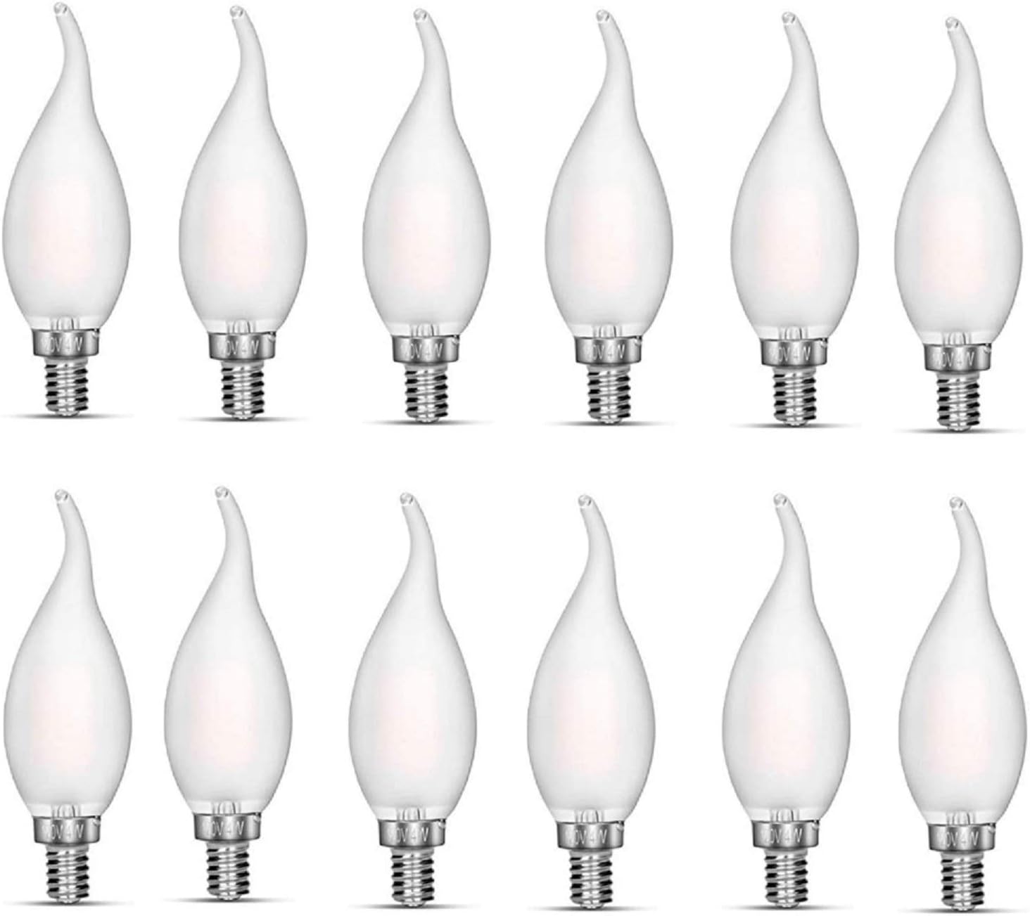Candelabra LED Bulbs 2700K 40w Equivalent for Elegant Lighting