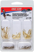 Panfish/Crappie Hook Assortment - 80 Hooks for Freshwater