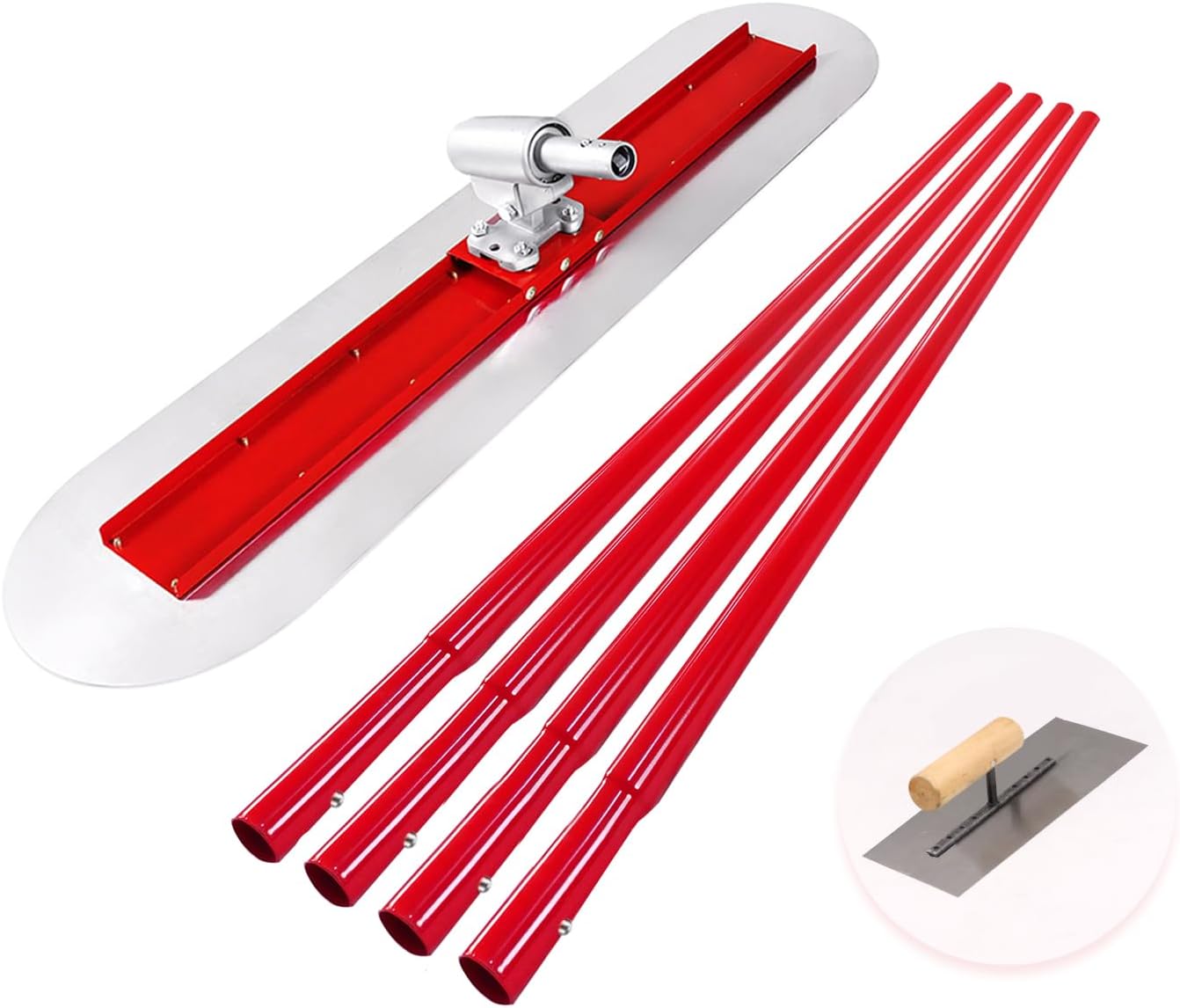 Concrete Bull Float Tool Kit for Efficient Finishing Work