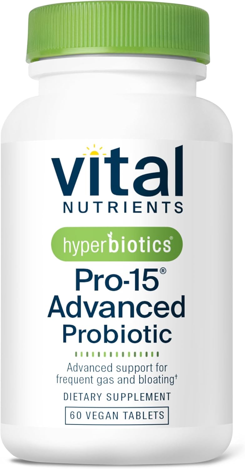 Advanced Probiotics for Digestive Health with 15 Strains