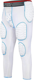 Exxact Sports Combat 7-Pad Padded Compression Leggings - Game-Day