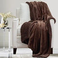 The Connecticut Home Company Throw Blanket Queen 90x90 - Plush