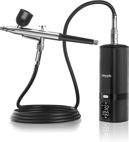 Portable Cordless Airbrush Kit for Precision Art