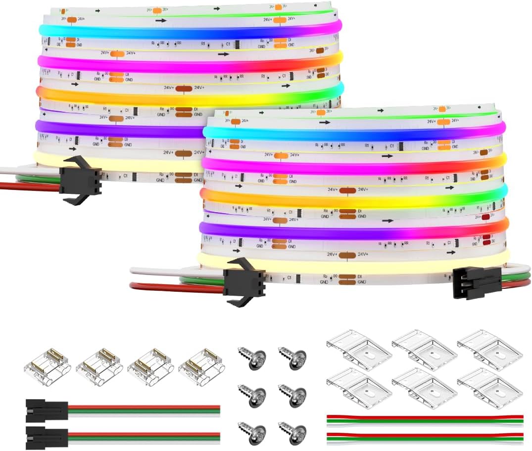 BTF-LIGHTING FCOB WS2814 RGBW LED Strip for Vibrant Lighting