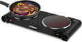 Electric Stove 1800W Infrared Hot Plate Double Burner - Fast Heat