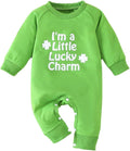 Lucky Charm Embroidered Baby Rompers