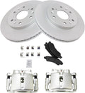 TRQ Front Brake Pad & Rotor Kit for 2007 Chevrolet Silverado 1500