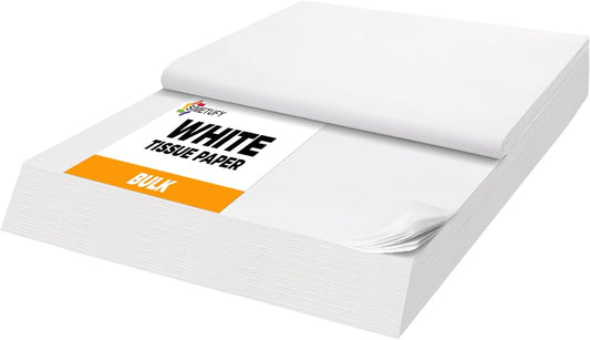 1000 Sheets White Tissue Paper for Gift Wrapping and Packing