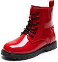 DREAM PAIRS Boys Girls Side Zipper Combat Ankle Boots - Water their