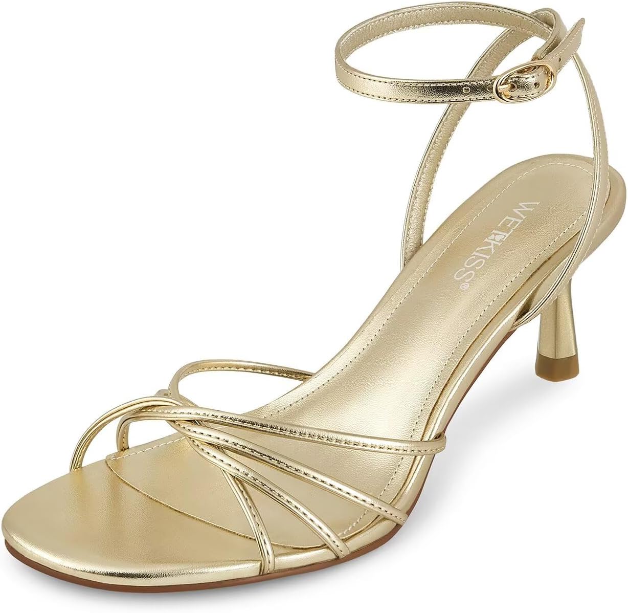 Wetkiss Womens Sandals with Adjustable Ankle Strap for Comfort