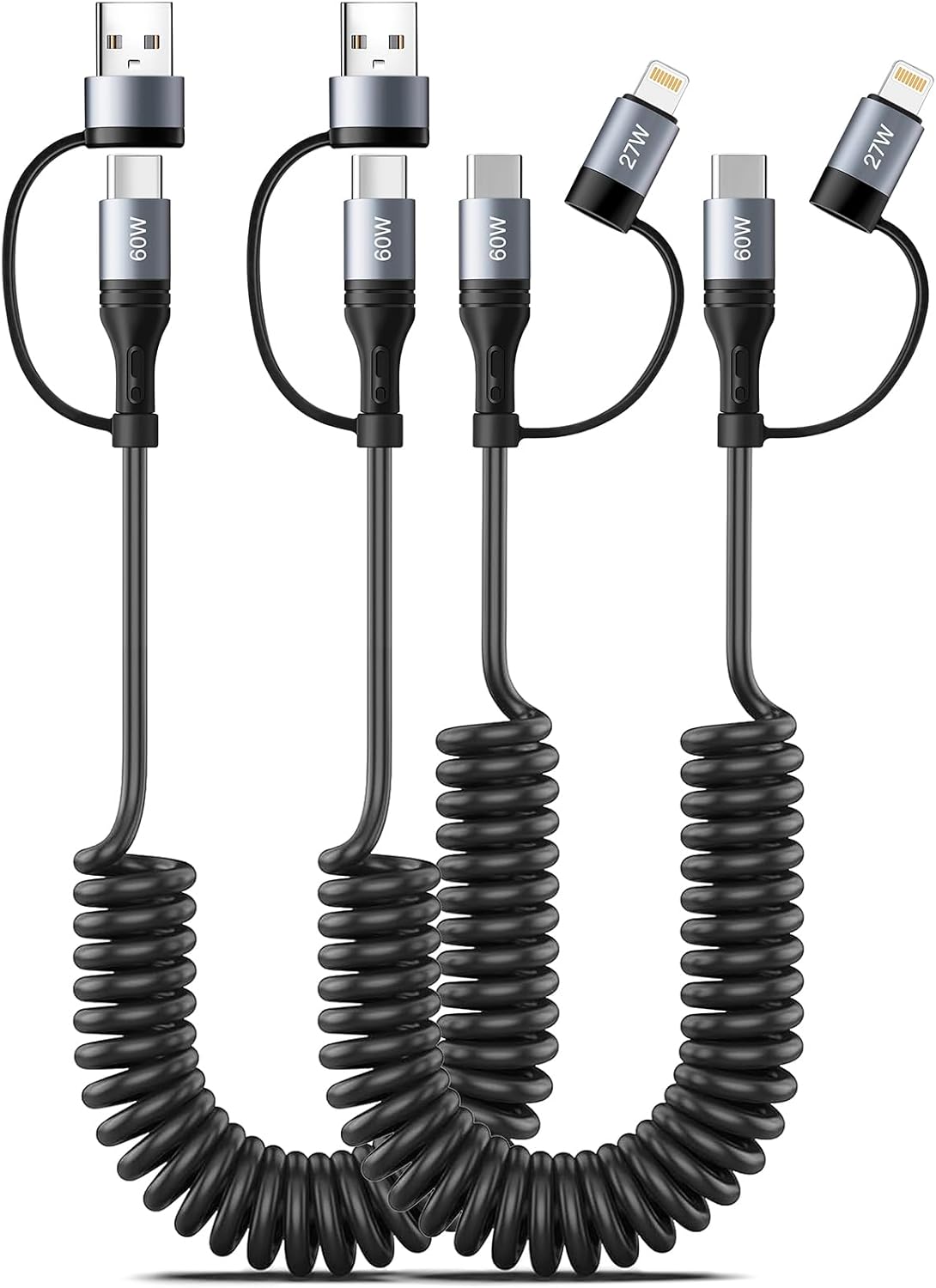 Fast Charge 4-in-1 Lightning Cable Duo