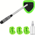 Windshield Cleaning Tool - Extendable Handle Car Window Cleaner