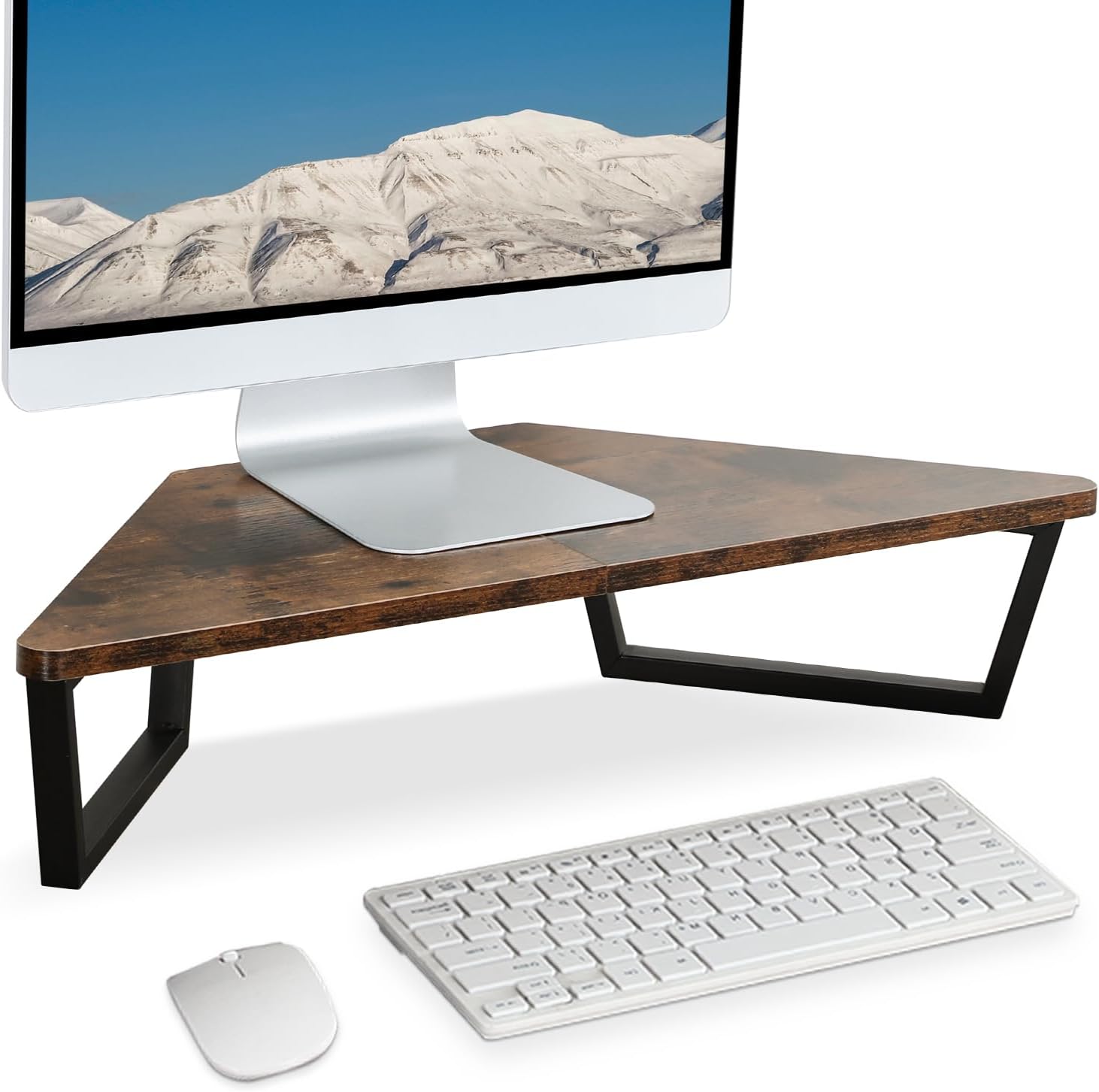TEAMIX Triangle Monitor Stand: Office Space Saver – GearMustHave